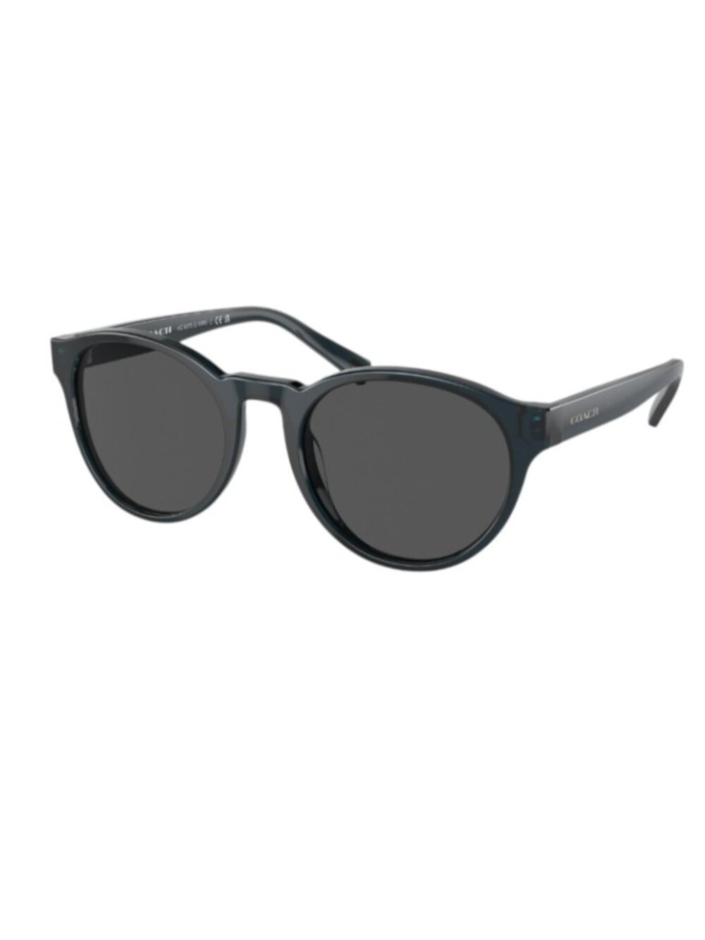 NEW COACH HC8275 L1095 Sunglasses Transparent Blue Jay Grey Lens
